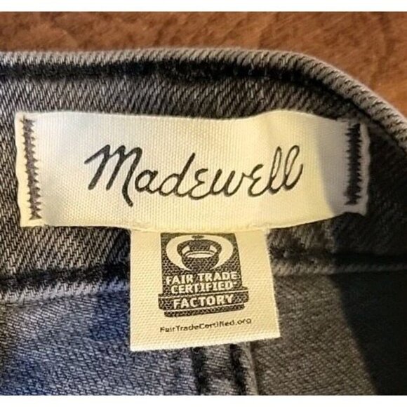 Madewell Jeans Men The Perfect Vintage Jean 32 Grey Gray Mens Distressed Fair Tr - Picture 5 of 12